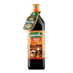 Hamwi Cafe | 1 liter liquid Arabic coffee | with a distinctive and concentrated flavor | with a cardamom bag | ready to prepare immediately